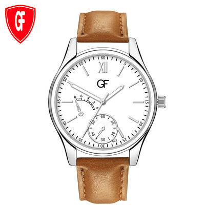 

Gobestart Hot Man Leather Watch Whatever Late Anyway Letter Watches New Pointer glow