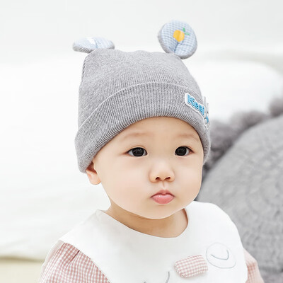 

Autumn&winter baby knitted hat men&women hat kids cartoon cute rabbit letter warm hat wholesale