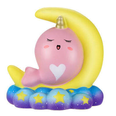 

Gotoamei Squishies Narwhal Moon Slow Rising Fruits Scented Squeeze Stress Relief Toys