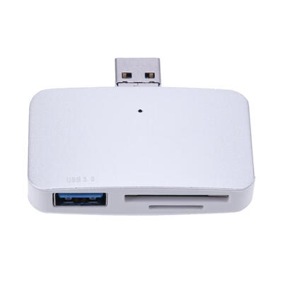 

2 in 1 Slot USB 30 HUB with SDTF OTG Card Reader for PC Phone Laptop