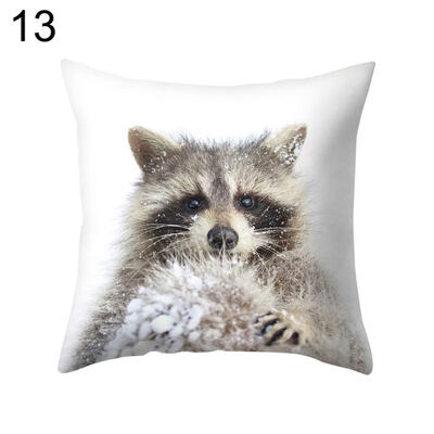 

Lovely Dog Elephant Animal Throw Pillow Case Cushion Cover Sofa Bedding Articles