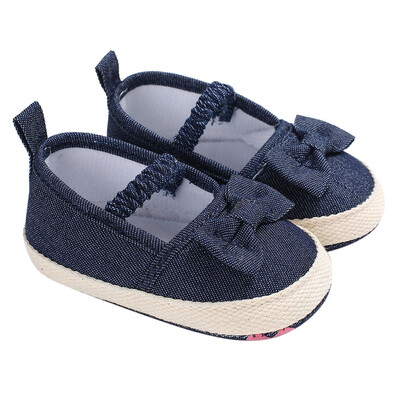 

Baby Infant Kids Girl Bowknot Soft Sole Crib Toddler Newborn Shoes