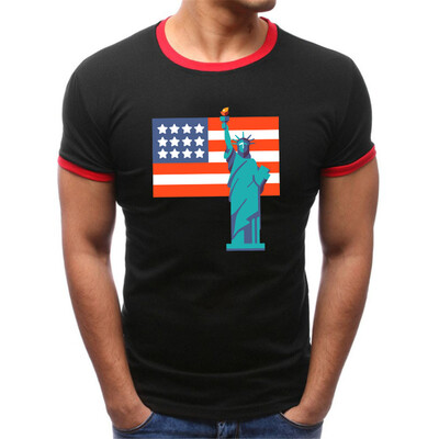 

Toponeto Men Fashion Solid Printing Style Cotton Design T-shirt Casual Shirts Tops Blouse