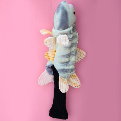 

Greensen Cartoon Pet Fish Shape Plush Fabric Protecting Cover Fit for 460cc Golf Clubs Head