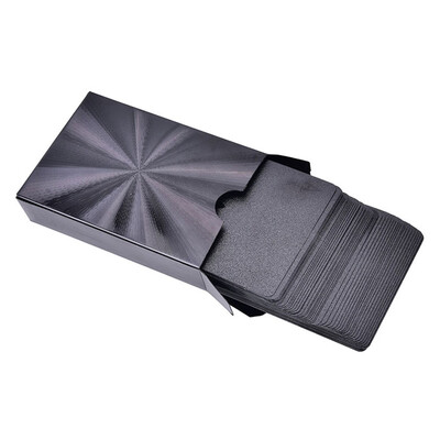 

Laser PVC Devil Black Poker Embossed Playing Cards