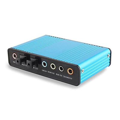 

USB 6 Channel 51 External Optical Audio Sound Card for PC Laptop Notebook