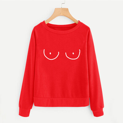 

Tailored Women Printing Round Neck Long Sleeve Casual Blouse Sweatshirt