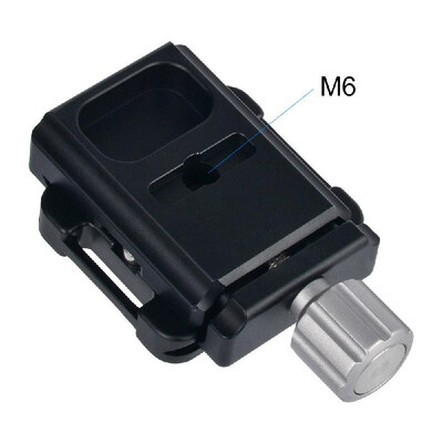 

Andoer DC-34 Quick Release Plate Clamp Adapter with One Quick Release Plate 14" Screw for Arca-Swiss AS Standard QR Tripod Head