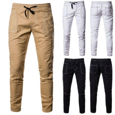 

Trendy Mens Skinny Jeans Destroyed Frayed Slim Fit Denim Ripped Pants New UK