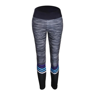 

Women Leggings Sports Yoga Pants Stripe High Elastic Waist Fitness Trousers