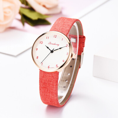 

RM Sleek Minimalist Shell Print Monochrome Watch Leather With Strap Ladies Watch