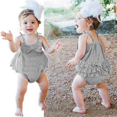 

Newborn Toddler Infant Baby Girl Romper Jumpsuit Bodysuit Outfit Sunsuit Clothes