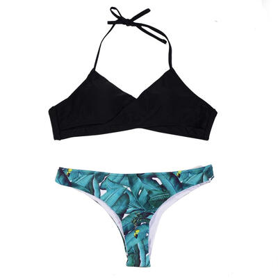 

Women Criss Cross&Bandage Sexy Bikinis Swimsuit Two Pieces Beachwear