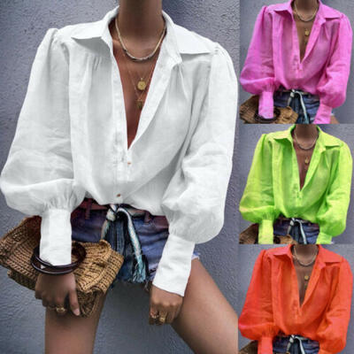 

Plus Size Boho Women Long Sleeve Kaftan Baggy Blouse T Shirt Tops Casual Tunic