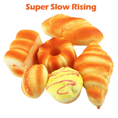 

YIWULA6pcs Simulated Bread Set Scented Slow Rising Kids Gift Fun Stress Relief Toy