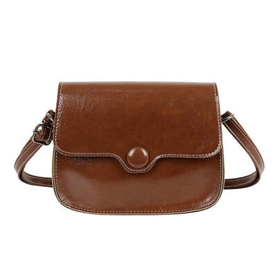 

Women Messenger Bag Small Flap Bags Oil Wax Leather Shoulder Crossbody Bag