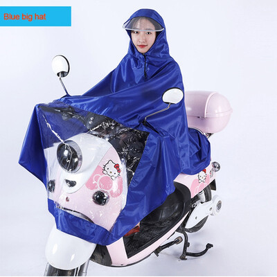 

Motorcycle Hooded Raincoat Bicycle Rains Capes Bike Rainsuit Portable Travel Camping Ponchos PVC Glue Raincoat
