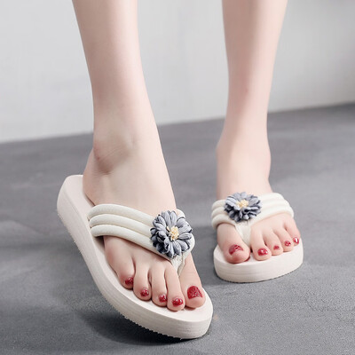 

Rose Fashion Women Slip-on Flip-flops Flats Causal Flower Slipper Slides Shoes