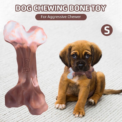 

Dog Chew Bone Chewing Bone for Aggressive Chewer Indestructible Tooth Training Playing for Dog Puppy Large Size