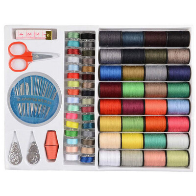 

64Spools Assorted Colors Sewing Threads Set Sewing Tools Kit