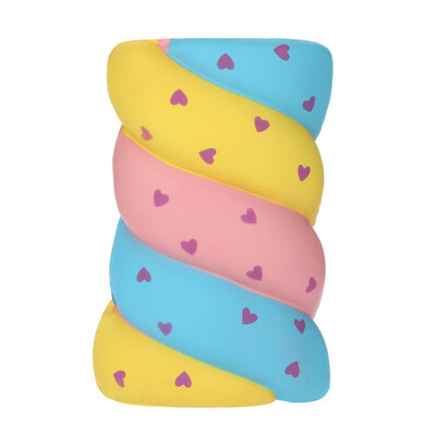 

Siaonvr Adorable Cute Spun Sugar Slow Rising Fruits Scented Squeeze Stress Relief Toy