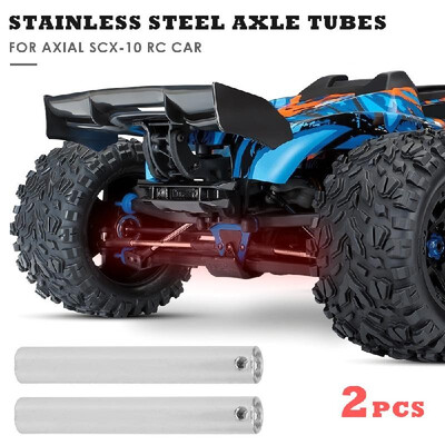 

2PCS Stainless Steel Axle Tubes for axial SCX-10 RC Car