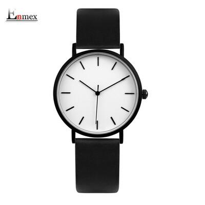 

Enmex simple Design of Light&thin watch case neutral watch in Qixi Festival gift translation three-dimensional simple temperam