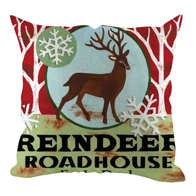 

〖Follure〗Christmas Pillow Cover Pillowcases Decorative Sofa Cushion Cover Home Decoration