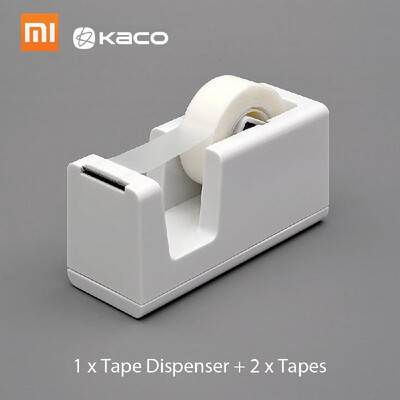 

Xiaomi Kaco LEMO Tape Dispenser with 2 Rolls Tapes Tape Cutter Set Tape Holder Stationery Supplies for Office School Home