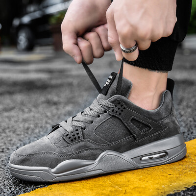 

Ulzzang mens shoes autumn fashion shoes mens Korean version of fashion air cushions AJ4 boys sports casual shoes men