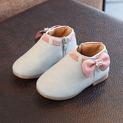 

1-3T New-arrival Fashion Baby Girls Cute Sneaker Boots Newborn Casual Shoes Children Non-slip Zipper Booties