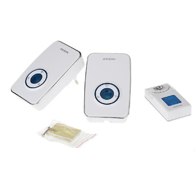 

Waterproof Wireless Smart Doorbell 36 Chords LED Door Bell AC 220-250V 2 Receivers 12V 23A Transmitter 120m Range for Home Offic