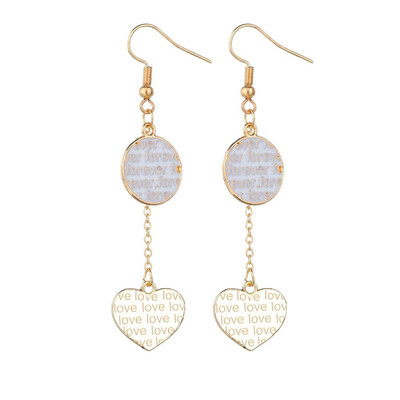 

Bohemian Cute Irregular Gold Pendant Earrings Large Girl Ears Ladies Long Pendant Earrings Party Clothing Accessories Dropship