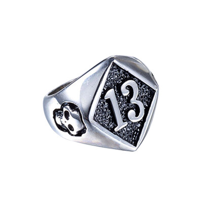 

13 Club Titanium Steel Digital Ring