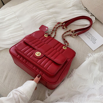 

Ins Early Autumn Casual Bag Fashion Advanced Sense Foreign Style Womens Bag New 2019 Simple Shoulder Bag Messenger Bag Super