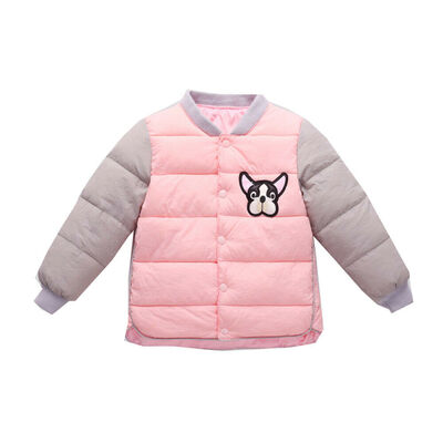 

Toddler Kid Baby Girl Boy Dog Print Jacket Coat Tops Winter Outwear Snowsuits