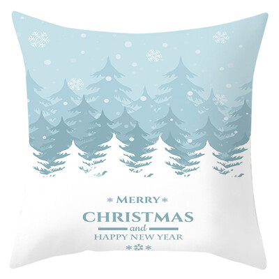 

〖Follure〗Christmas Series Home Decor Polyester Peach Skin Pillow Case 18x18in