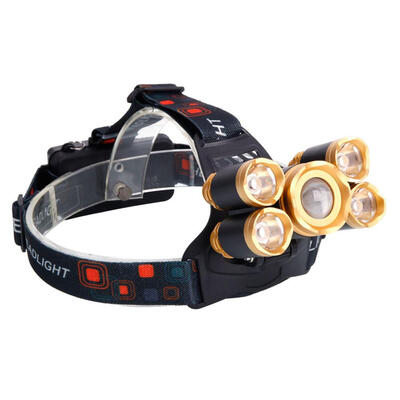 

Waterproof 37V 2400LM 5T6 Highlight Outdoor LED Torch Head Lights Headlamp