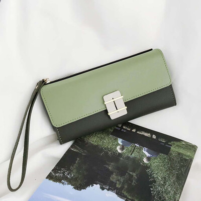 

Tailored Womens Fashion Clutch Large Capacity Wallet Tote Zipper Wristband Bag