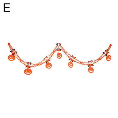 

200cm Halloween Witch Spider Pumpkin Bat Bunting Banner Bar Home Party Decor