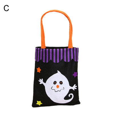

Halloween Pumpkin Candy Tote Bag Non-Woven Fabrics Handbag Pouch Party Decor