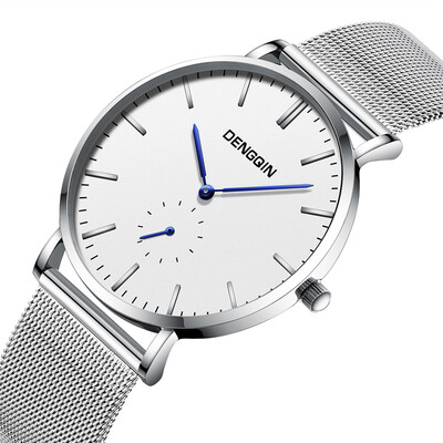 

Gobestart Luxury Quartz Sport Military Stainless Steel Dial Band Wrist Watch