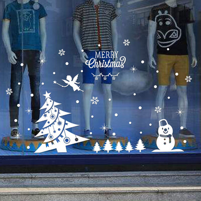 

〖Follure〗Wall Window Stickers Angel Snowflake Christmas Xmas Vinyl Art Decoration Decals
