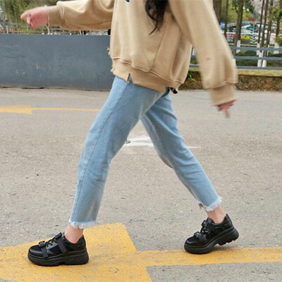 

New Fashion lady 2018 Spring Breathable Sneakers Shoes Women Flats Platform Casual Shoes Brand Flat female Shoes