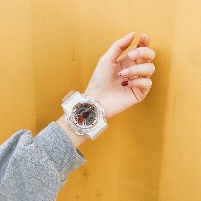 

Tomato net red watch female ins Harajuku Korean version cherry pollen teenager ulzzang sports electronic watch