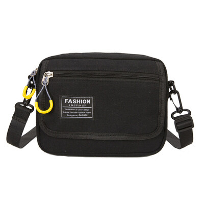 

Fashion Sports Letter Print Canvas Shoulder Bag Adjustable Woman Crossbody Pouch