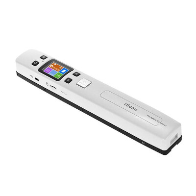 

iScan02 Portable Handheld Wand Document Book Images Scanner 1050DPI Resolution High Speed Scanning A4 Size JPEG PDF Format Colo