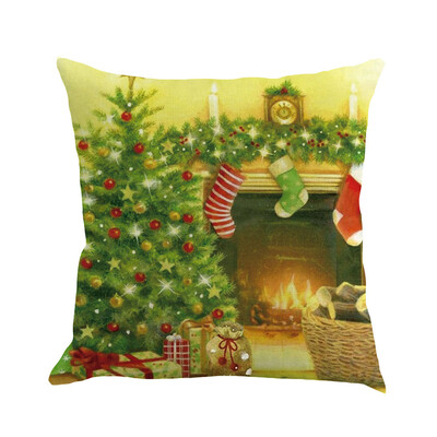

Tailored Christmas Pillow Cover Pillowcases Decorative Sofa Cushion Cover 45x45cm
