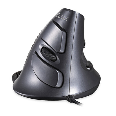 

Delux M618BU Wired Vertical Mouse Adjustable Resolution 1600DPI