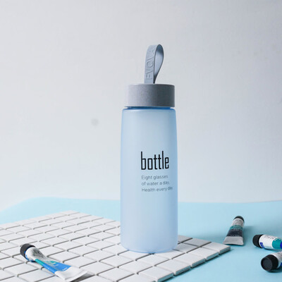 

Gobestart Water Bottle Plastic Sport Scrub Leak Proof Drinking My Bottle Portable Fashion